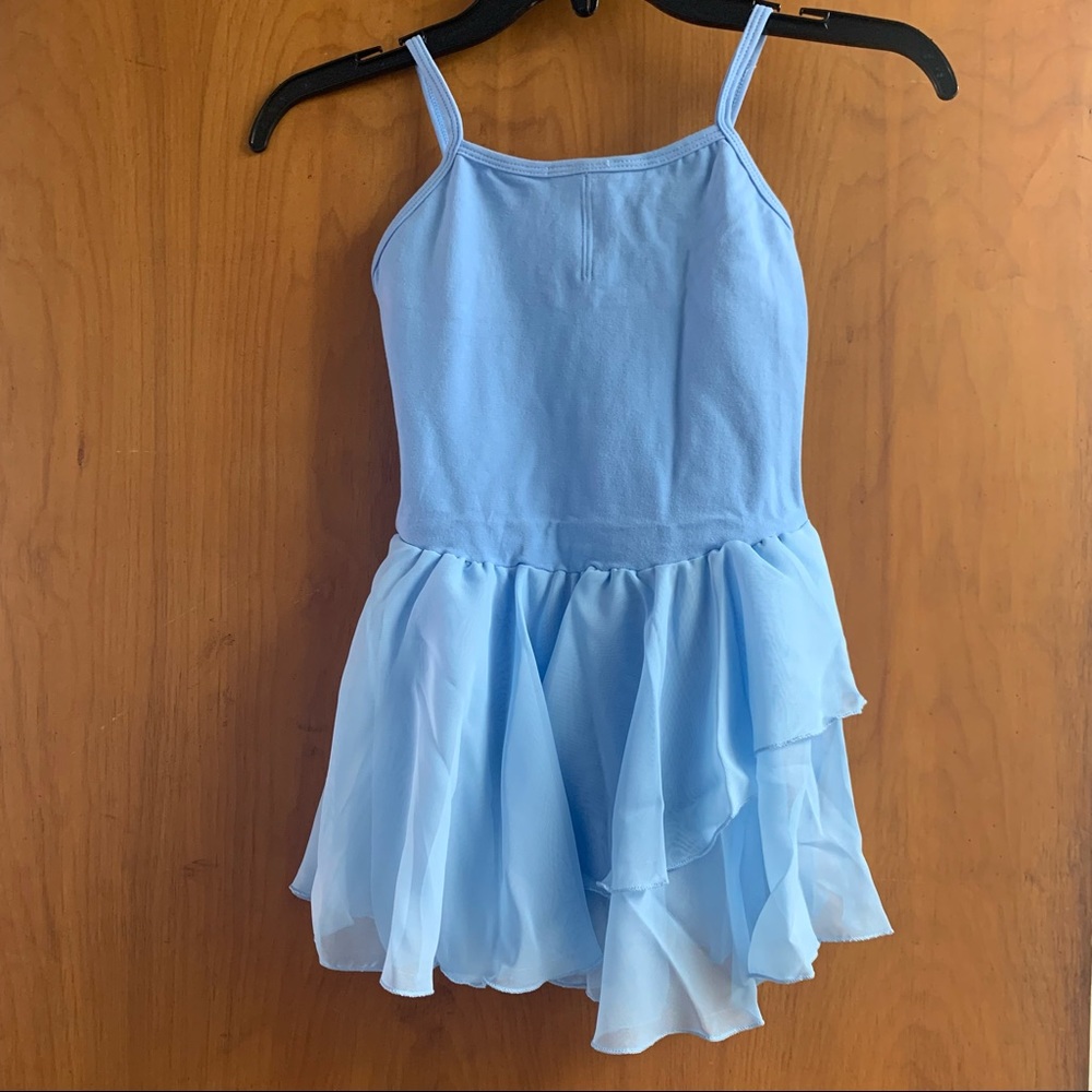 Arshiner Ruffle Skirt Leotard | Girl’s 9-10 yrs | Light Blue